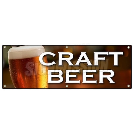 Signmission CRAFT BEER BANNER SIGN microbrewery microbrew brewery drinker mug B-72 Craft Beer